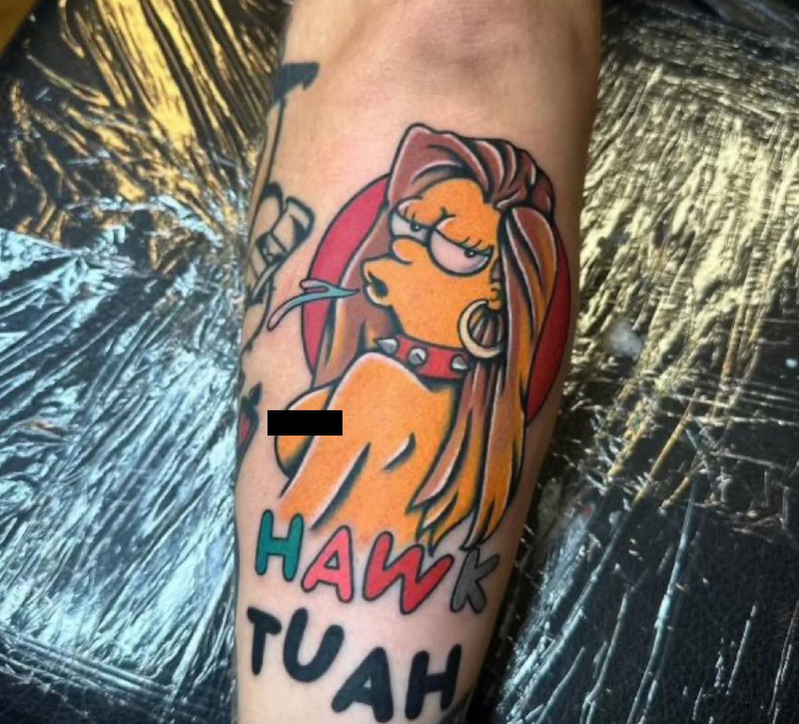 hawk tuah tattoo - Hali Tuah